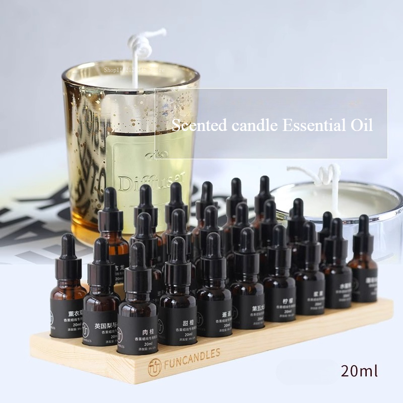 Candle Making Essential Oil - 20 ml Doğal Bitkiler Kokulu Mum
