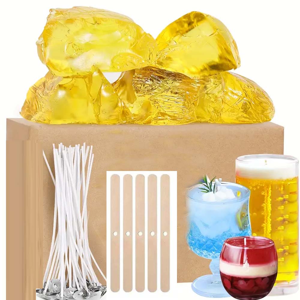 Candle Making Jelly - Mum Yapımı için 200g Sarı Şeffaf