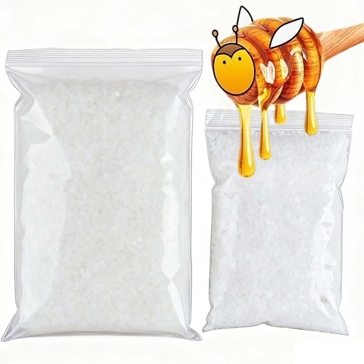 Candle Making Ingredients - 200g-1000g Beyaz Balmumu Saf Doğal Granül