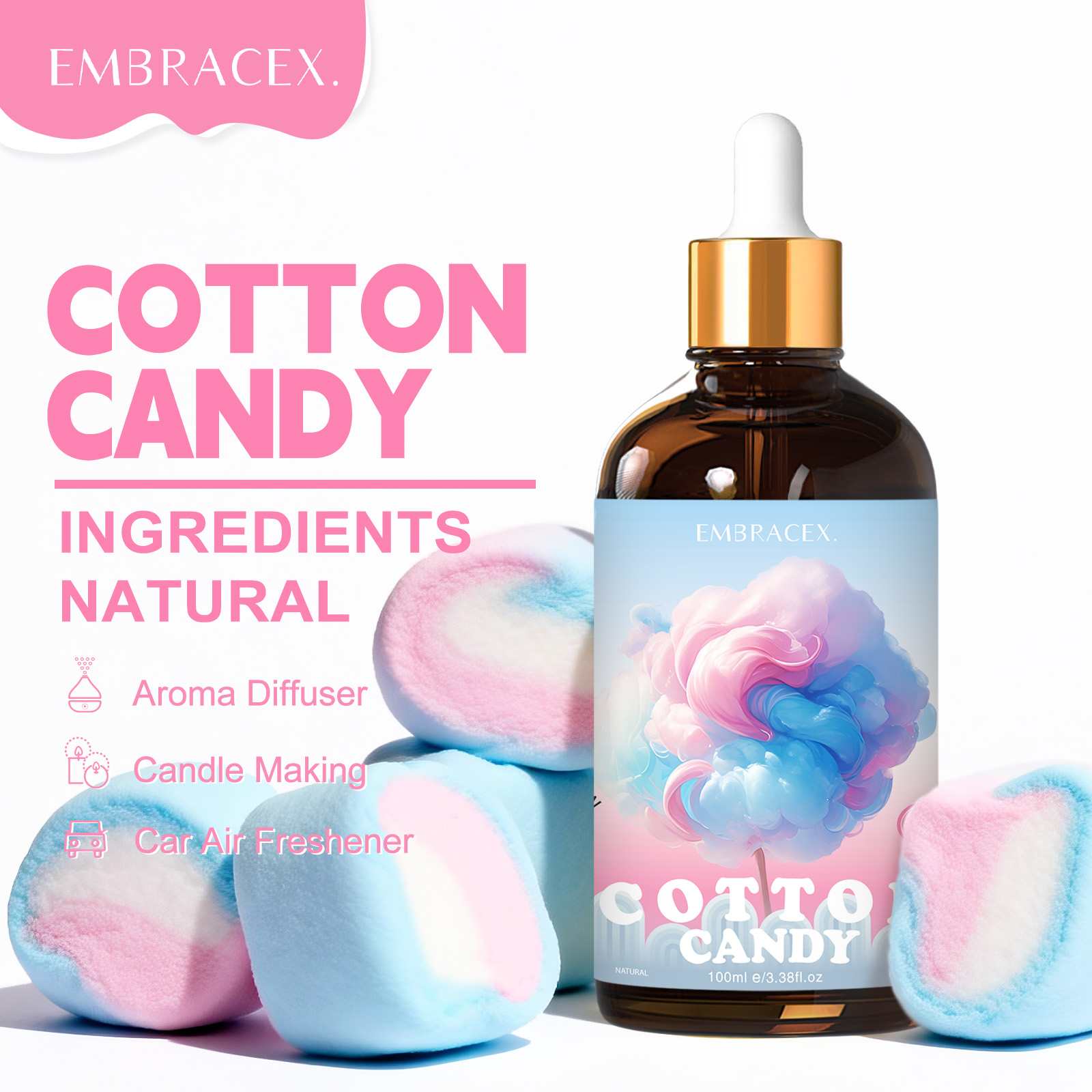 100ml Pamuk Şeker Esansiyel Ya - Candle Making Essential Oil incelemesi ve fiyatı