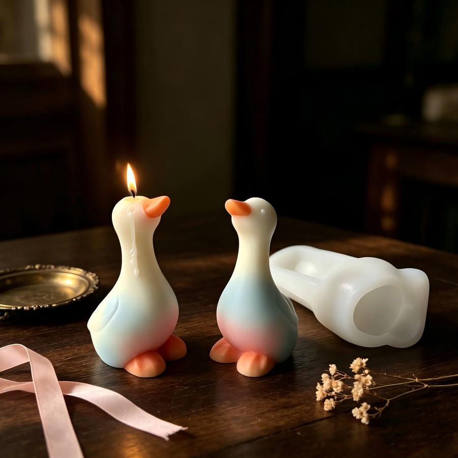 Yeni 3D Ördek Silikon Kalıp, D - Candle Making Jelly incelemesi ve fiyatı