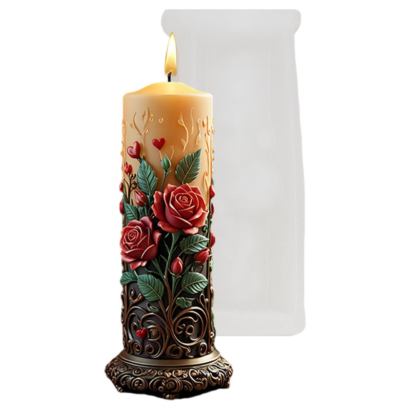 Avrupa Tarzı Kırmızı Gül Kalp  - Candle Making Vinings incelemesi ve fiyatı