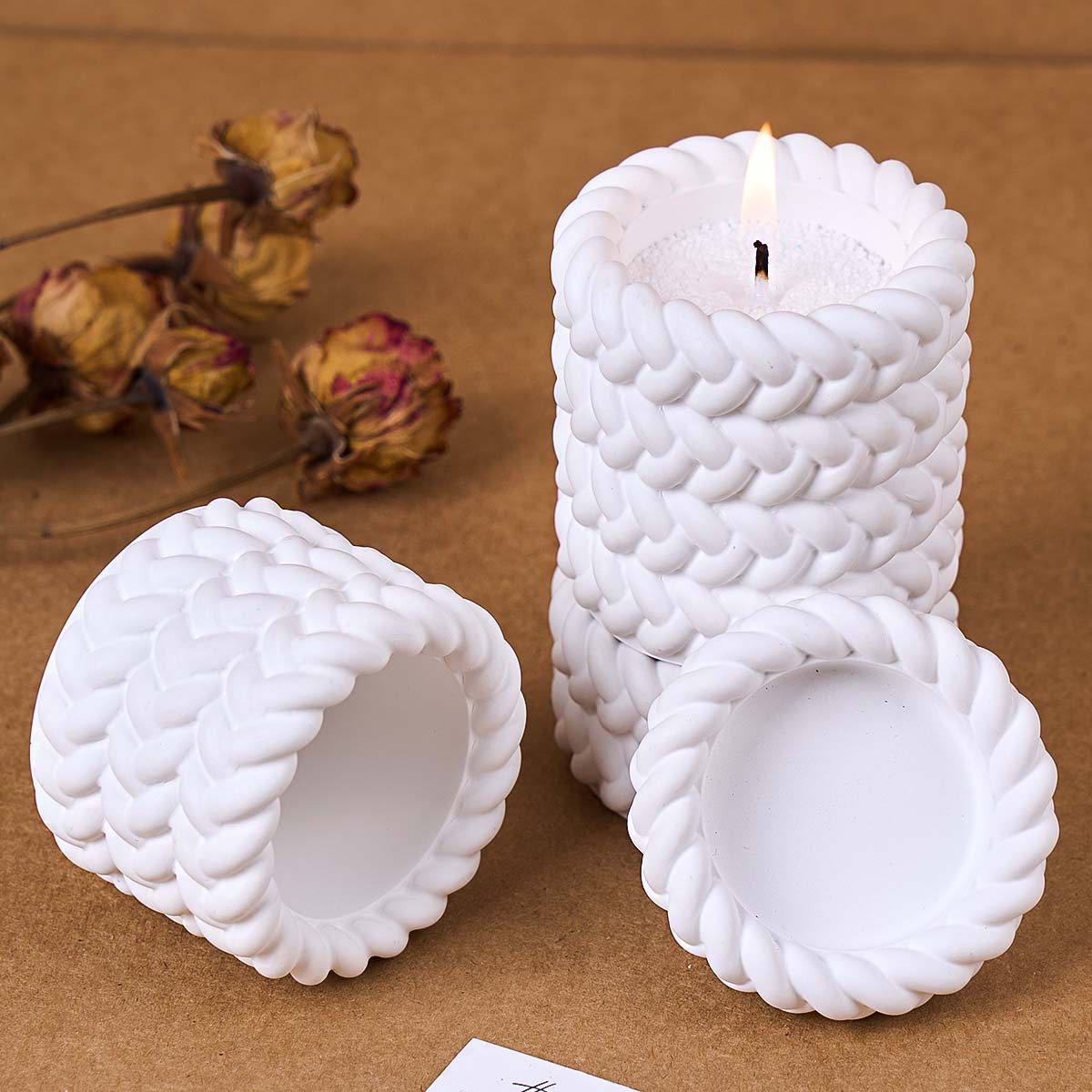 1/2/3/4 Katlı Kenevir Halatlı  - Candle Making Jelly incelemesi ve fiyatı