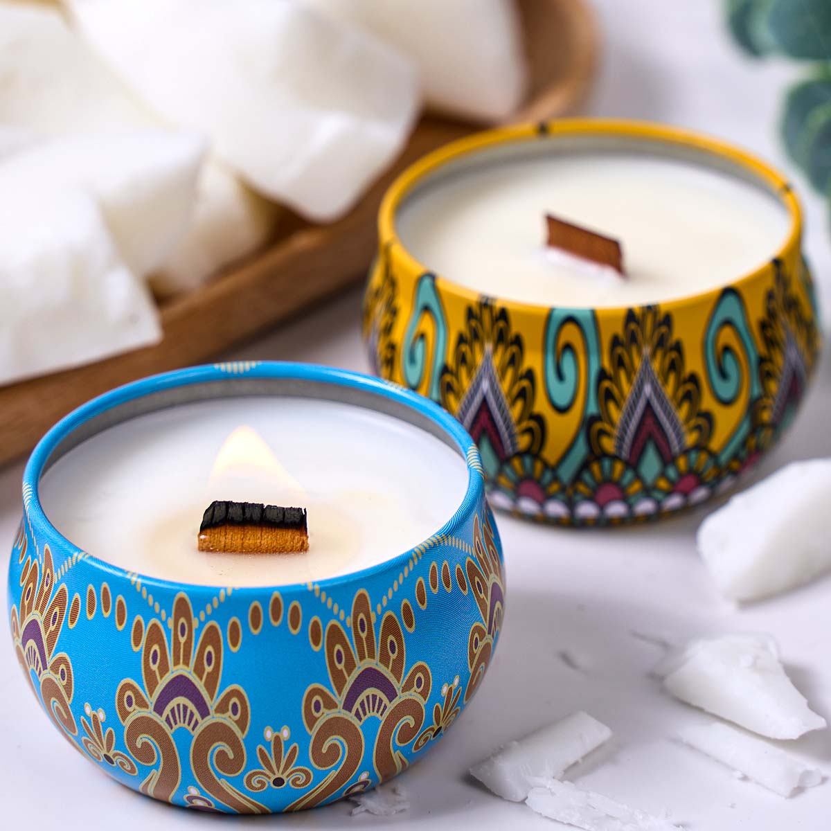 1LB Doğal Bitki Beyaz Hindista - Candle Making Material Wholesale incelemesi ve fiyatı