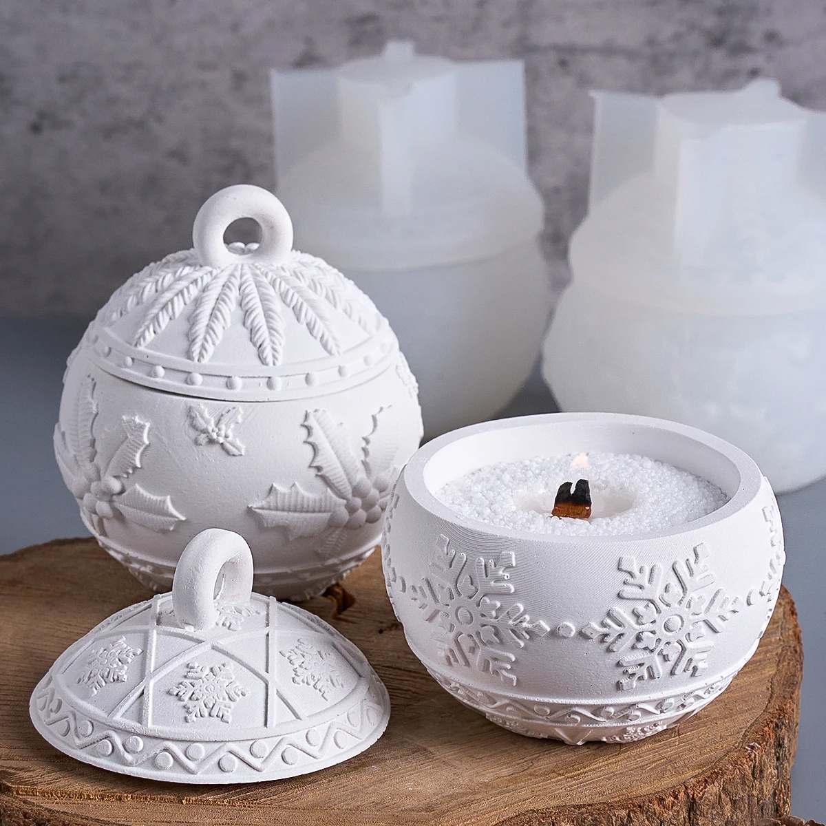 Noel Yuvarlak Top Mum Kavanoz  - Candle Making Kit Xmas incelemesi ve fiyatı