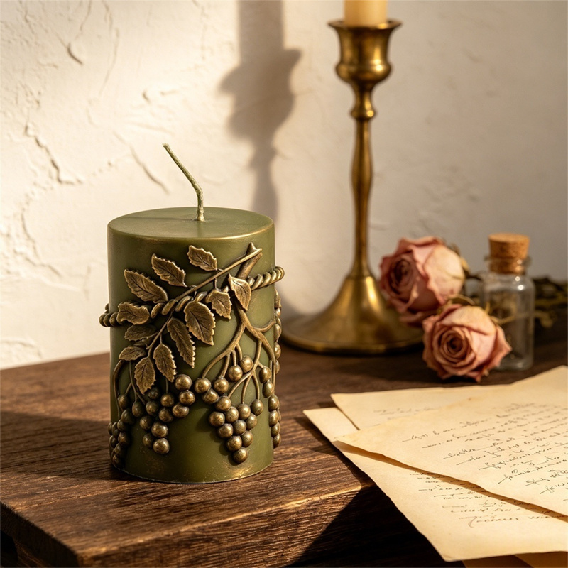 Rustik Rölyef Meyveli Yaprak A - Candle Making Vinings incelemesi ve fiyatı