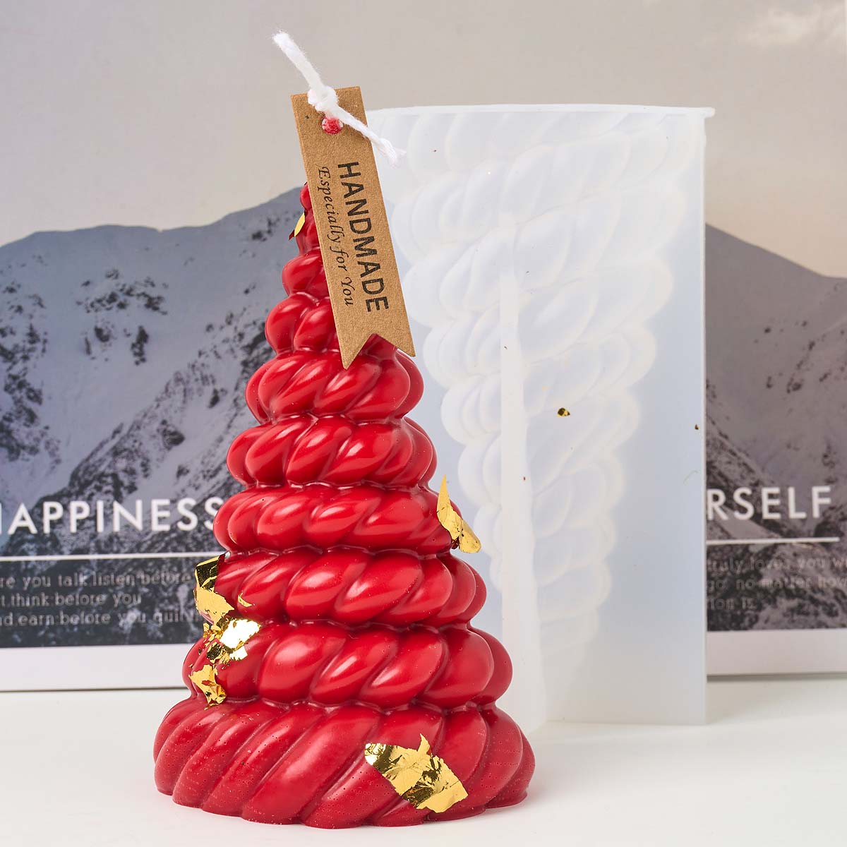 3D Kenevir Halat Noel Ağacı Si - Candle Making Kit Xmas incelemesi ve fiyatı