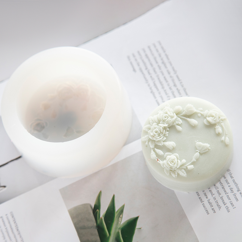 Yuvarlak Şekil Gül Çiçek El Ya - Candle Making Jelly incelemesi ve fiyatı