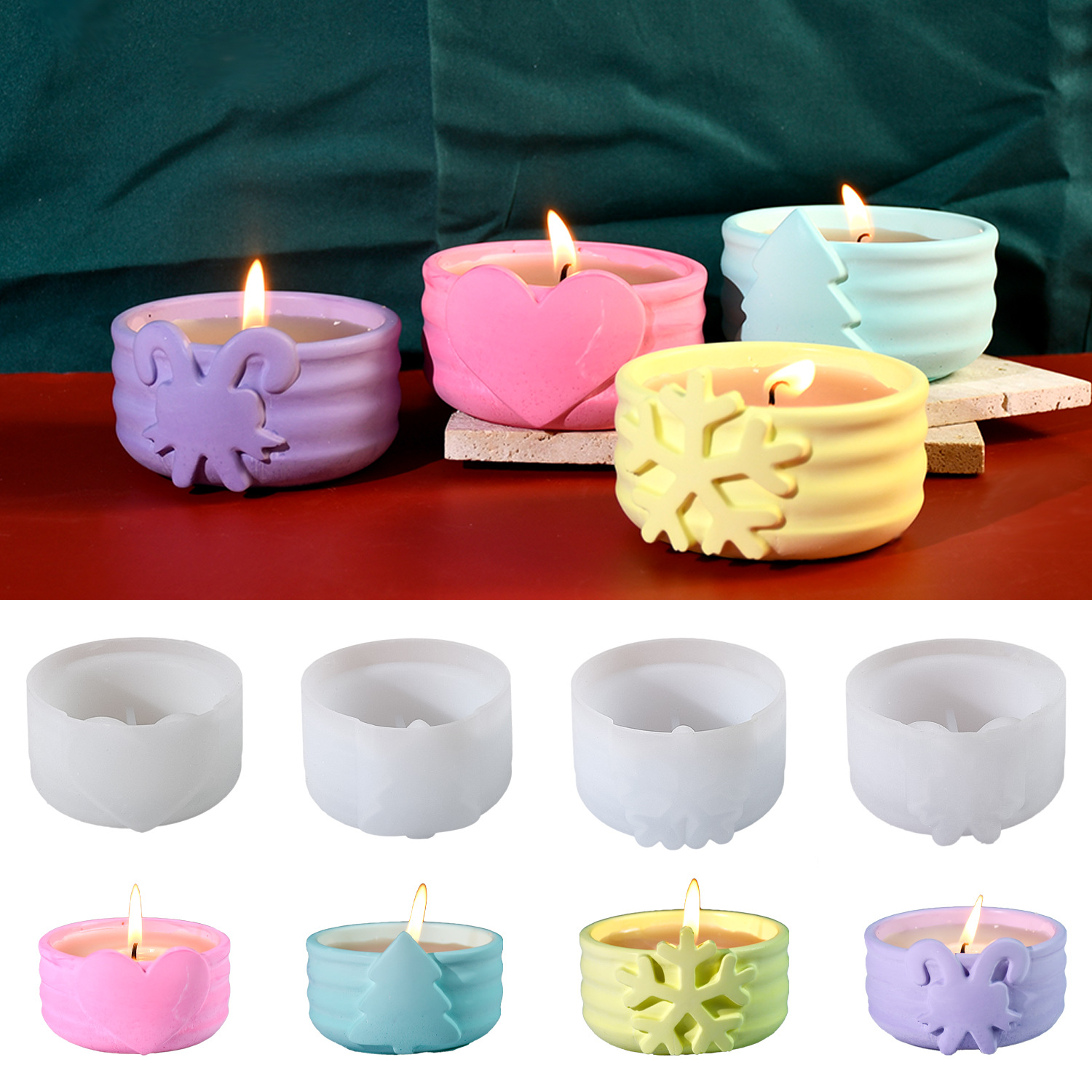 Noel Mum Kalıpları Yılbaşı Ağa - Candle Making Kit Xmas incelemesi ve fiyatı